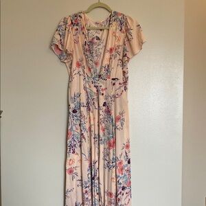 Free People Floral Duster